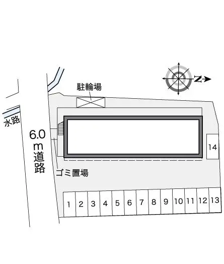 ★手数料０円★岡山市南区新保　月極駐車場（LP）